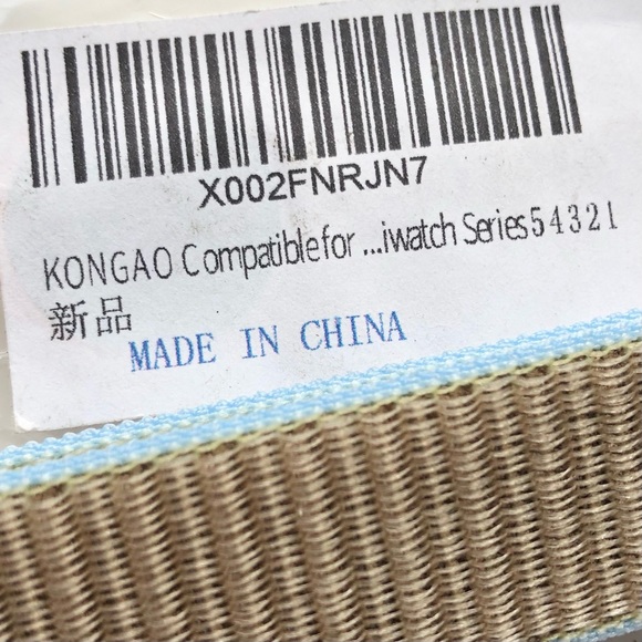 5/$20 NEW Khaki Tan Nylon Sport Loop Band Apple Watch 38/40/41mm - Picture 6 of 9